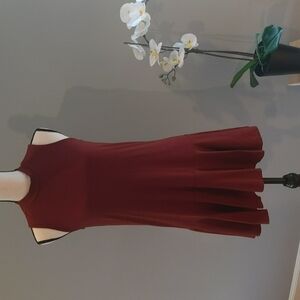 Love Fire Rust Orange Sleeveless Tunic Mini Dress